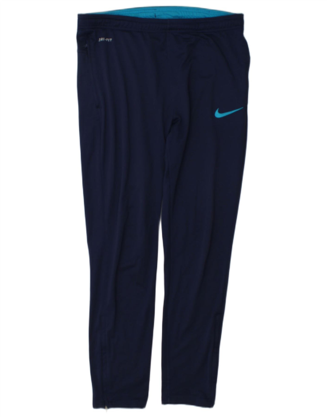 Pantaloni Tuta Nike Uomo Dri Fit Taglia Media Blu Navy Poliestere