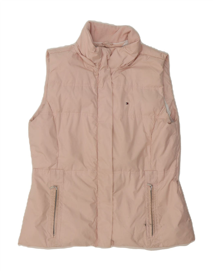 TOMMY HILFIGER Womens Padded Gilet UK 18 XL Pink Polyester Vintage Tommy Hilfiger and Second-Hand Tommy Hilfiger from Messina Hembry 
