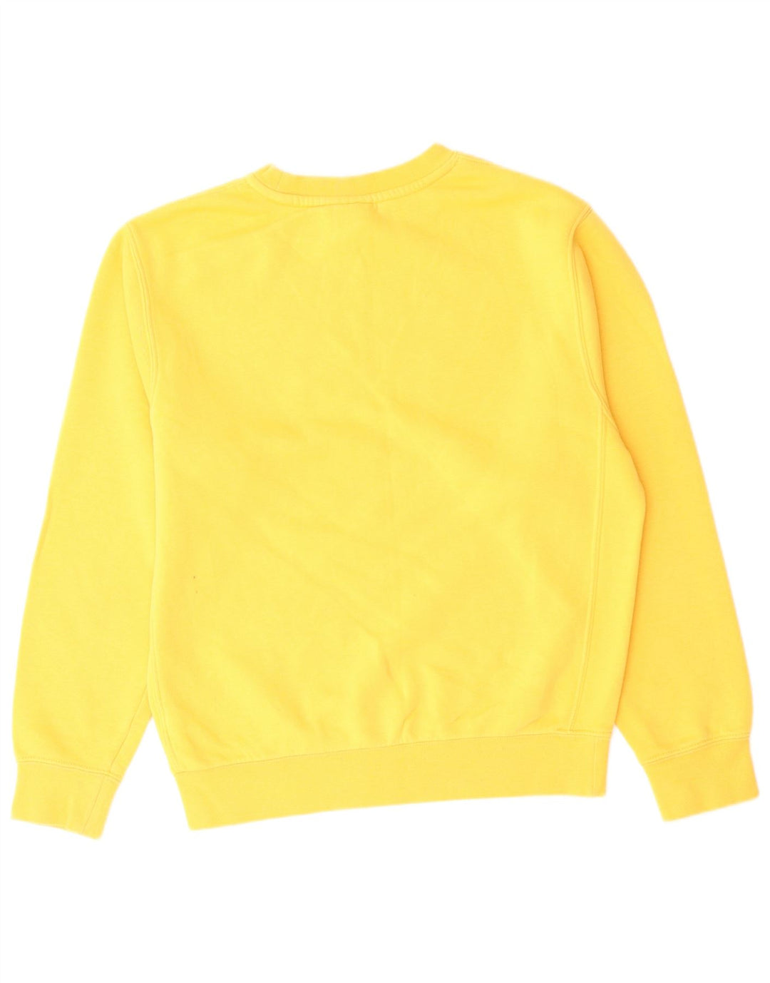 Felpa da uomo NIKE maglione XS in cotone giallo