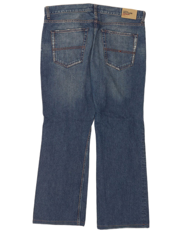 Jeans bootcut da uomo Tommy Hilfiger W36 L30 cotone blu