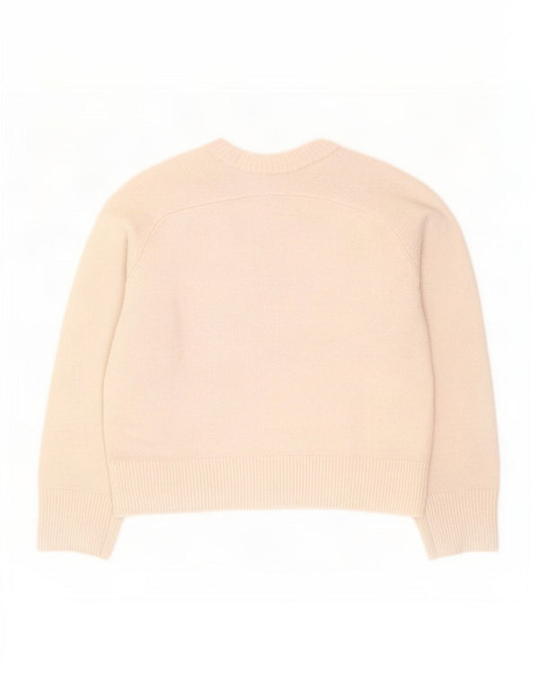 Maglione maglione girocollo da donna Abercrombie & Fitch UK 14 Beige medio