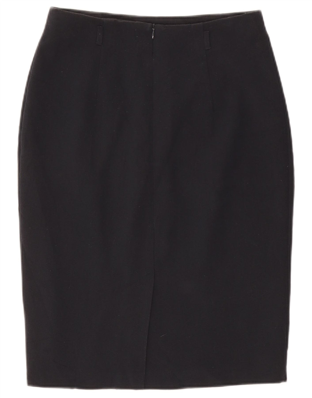 Gonna a tubino da donna Marks & Spencer UK 10 piccola W27 poliestere blu navy