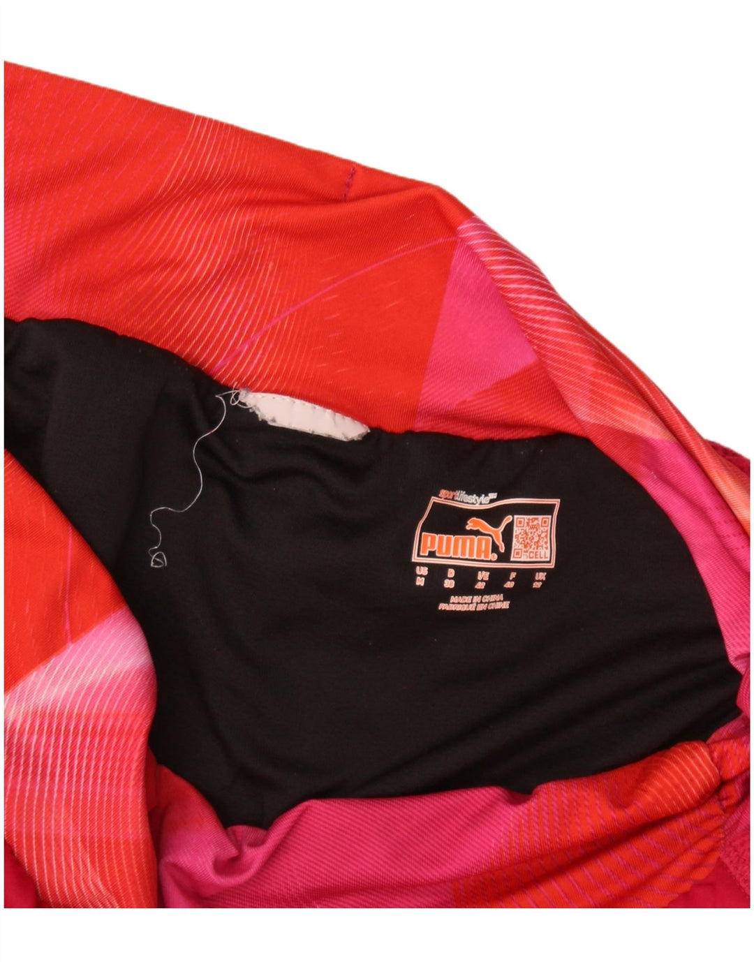 Pantaloncini sportivi Puma da donna UK 14 Borgogna medio