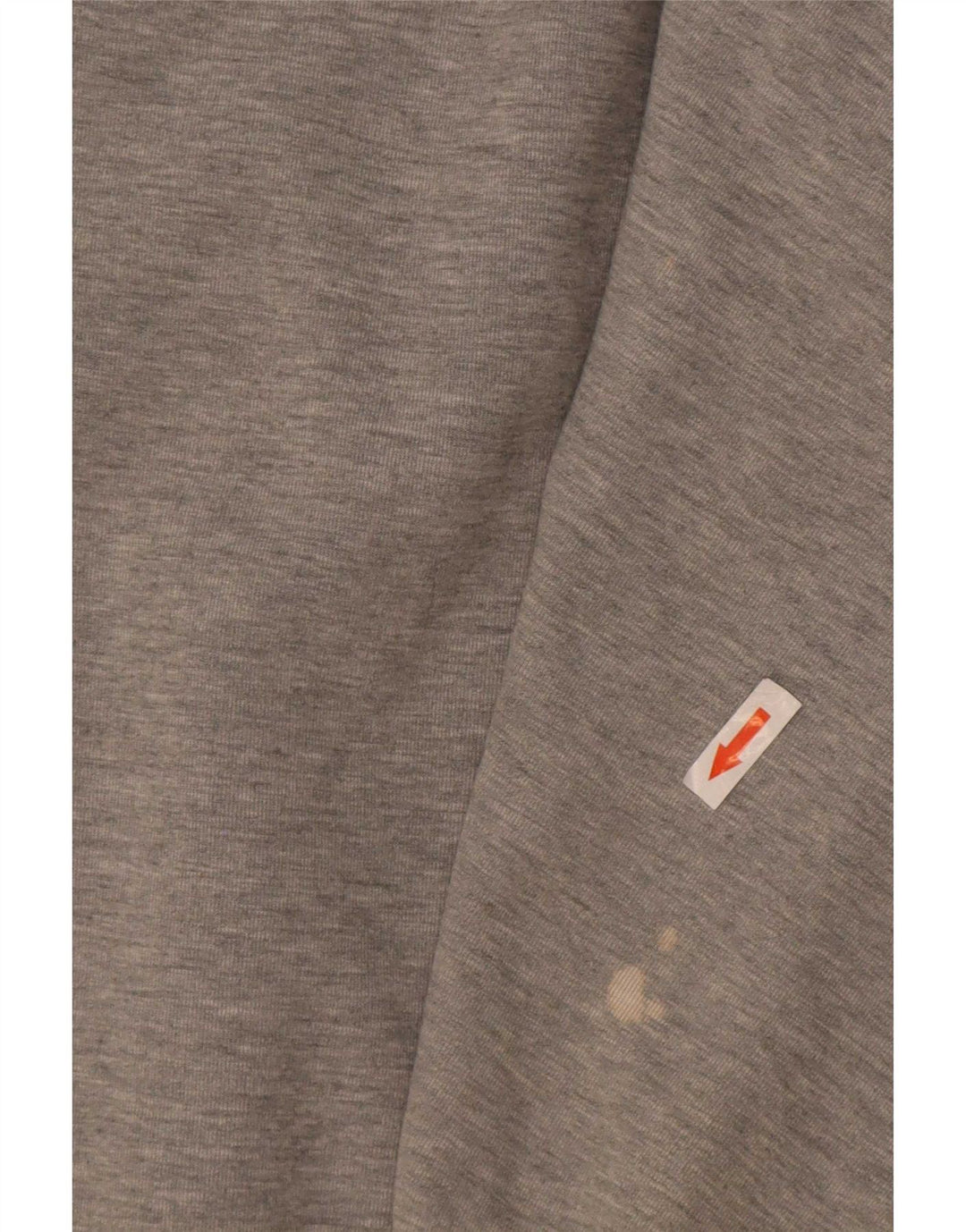 Felpa con cappuccio e zip Nike da uomo, grande, in cotone chiazzato grigio