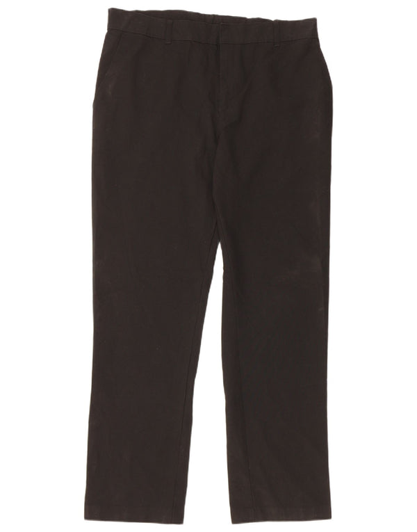 Pantaloni chino dritti da bambino Marks & Spencer 15-16 anni W32 L29 neri