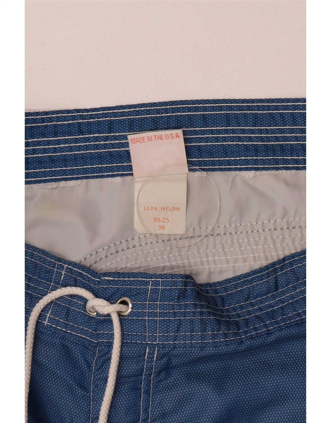 Pantaloncini da bagno da uomo Sundek grandi in nylon blu