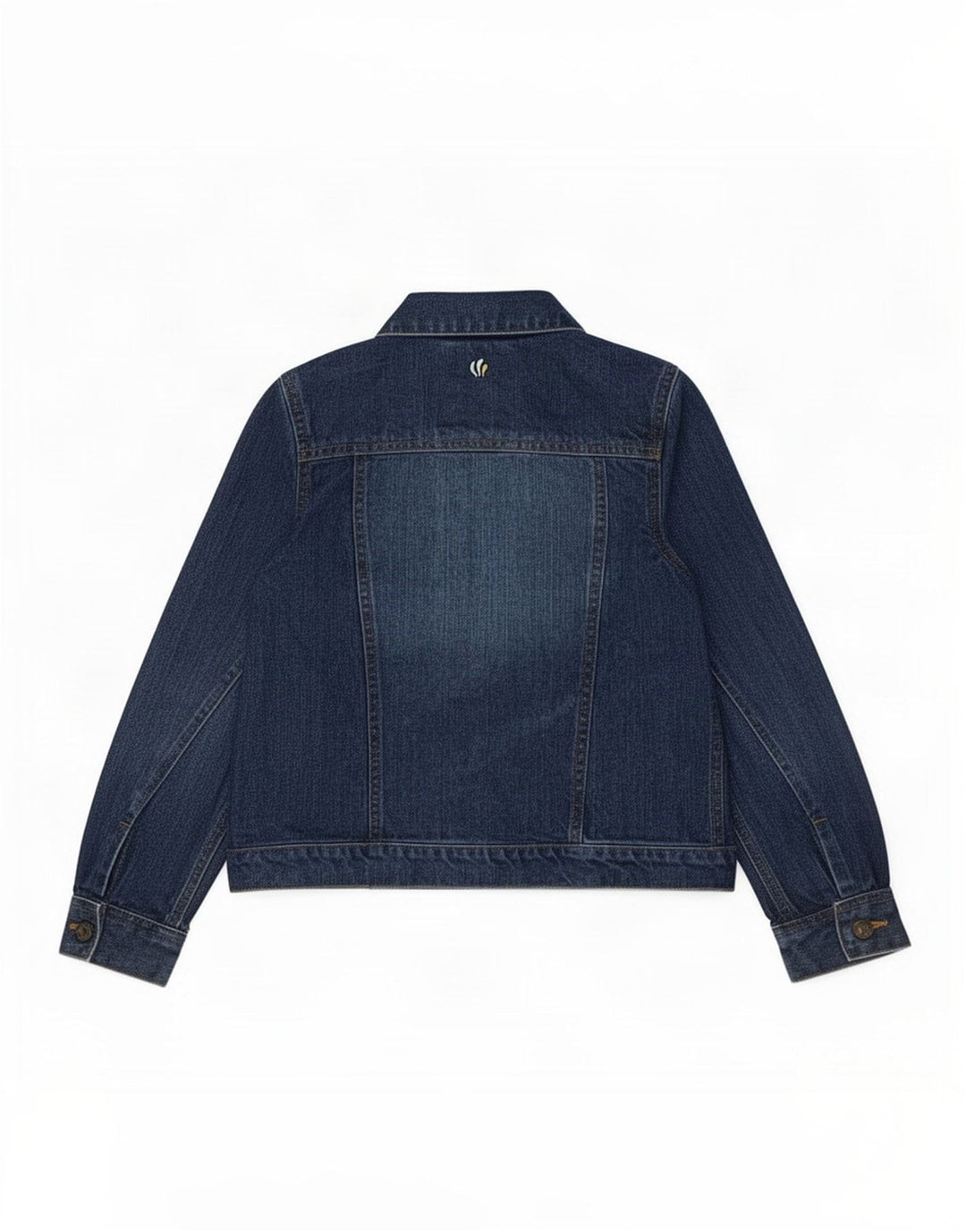 Giacca Jeans Bambina Fat Face 9-10 Anni Cotone Blu Farfalla