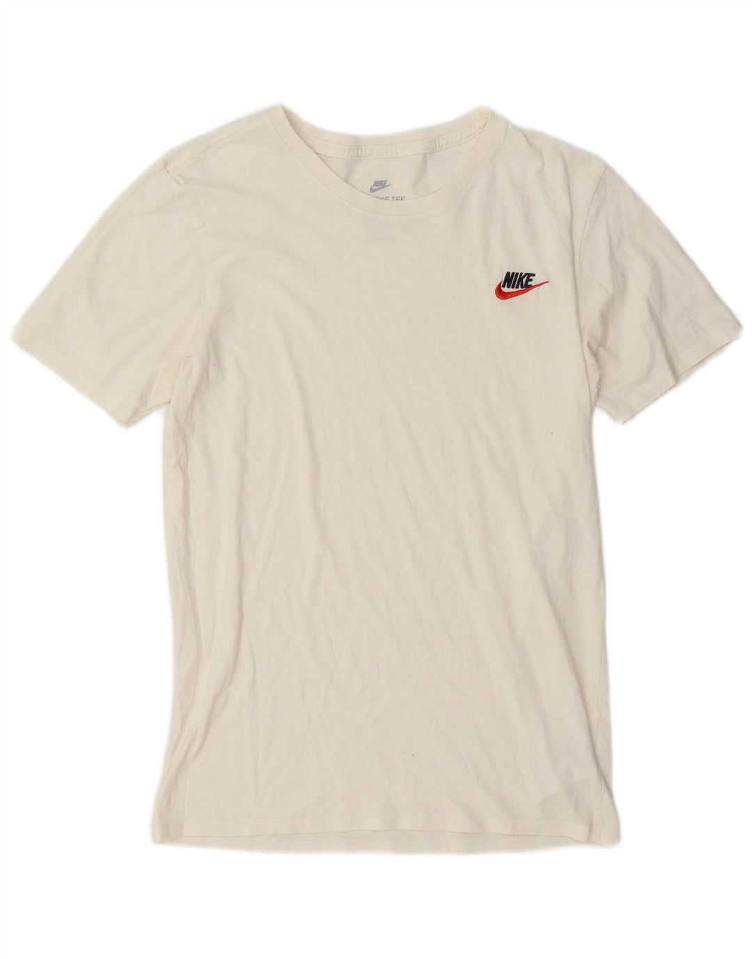 T-shirt Nike da uomo dal taglio atletico, piccola, in cotone bianco