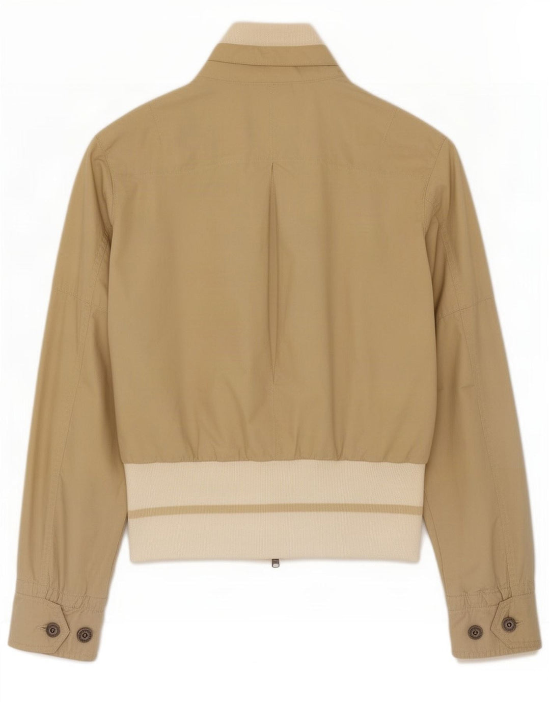 Giubbotto bomber da donna Woolrich UK 10 Small Beige Colourblock Cotton