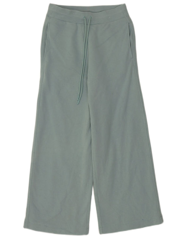 Pantaloni da tuta da donna Marks & Spencer a gamba larga UK 10 piccoli in cotone blu