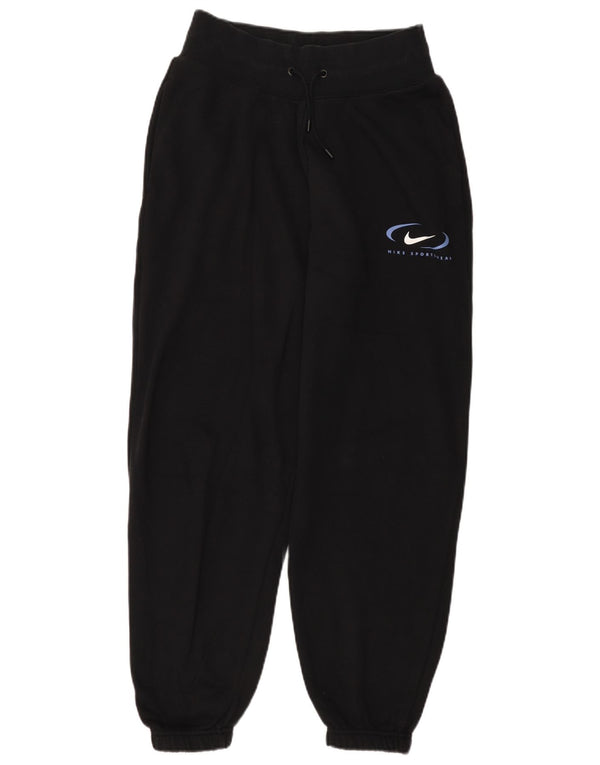 Pantaloni da tuta da donna NIKE Joggers UK 6 XS cotone nero
