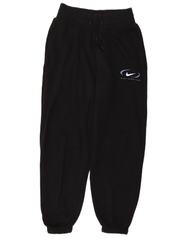 Pantaloni da tuta da donna NIKE Joggers UK 6 XS cotone nero