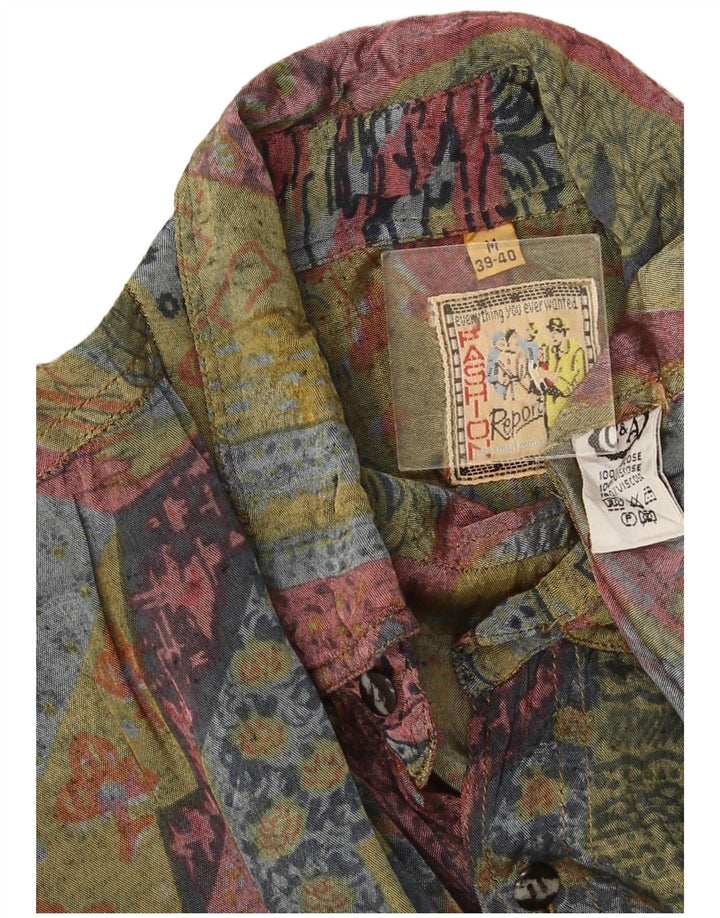 Camicia da uomo C&A taglia 39/40 Viscosa geometrica multicolore media