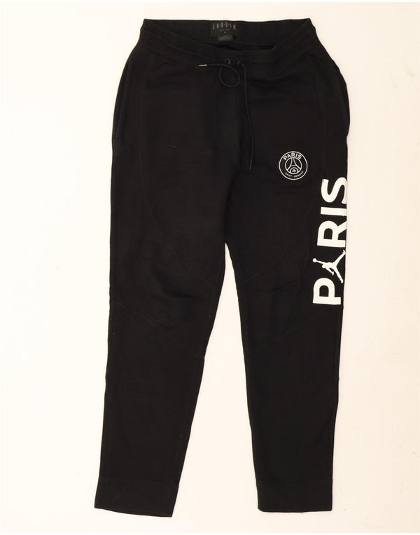 Pantaloni da tuta con grafica Jordan Paris Saint-Germain da uomo di colore nero medio