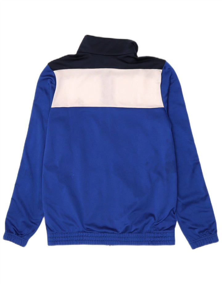 Giacca da tuta da ragazzo Adidas 13-14 anni in poliestere color block blu