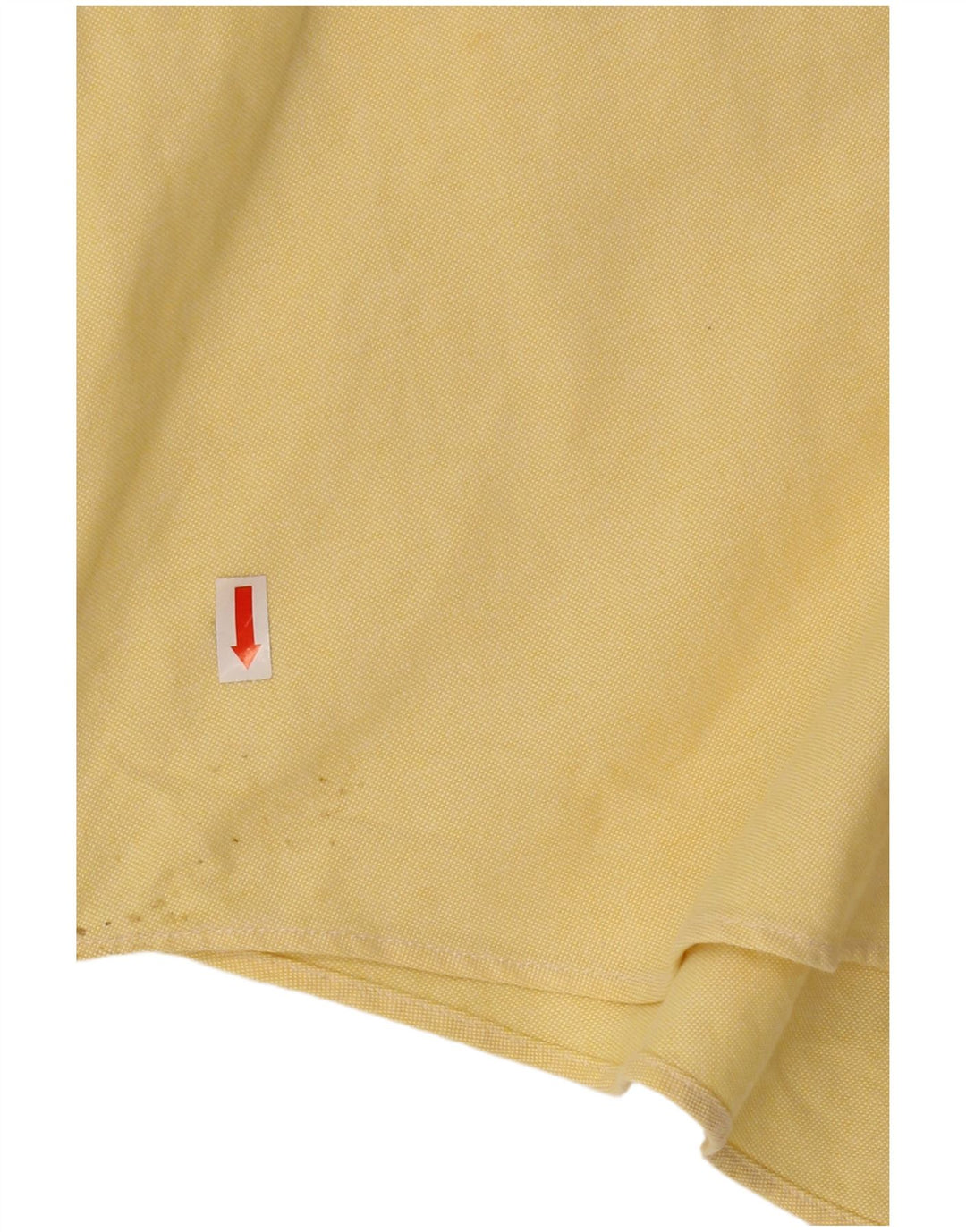 Camicia da uomo Tommy Hilfiger grande in cotone giallo