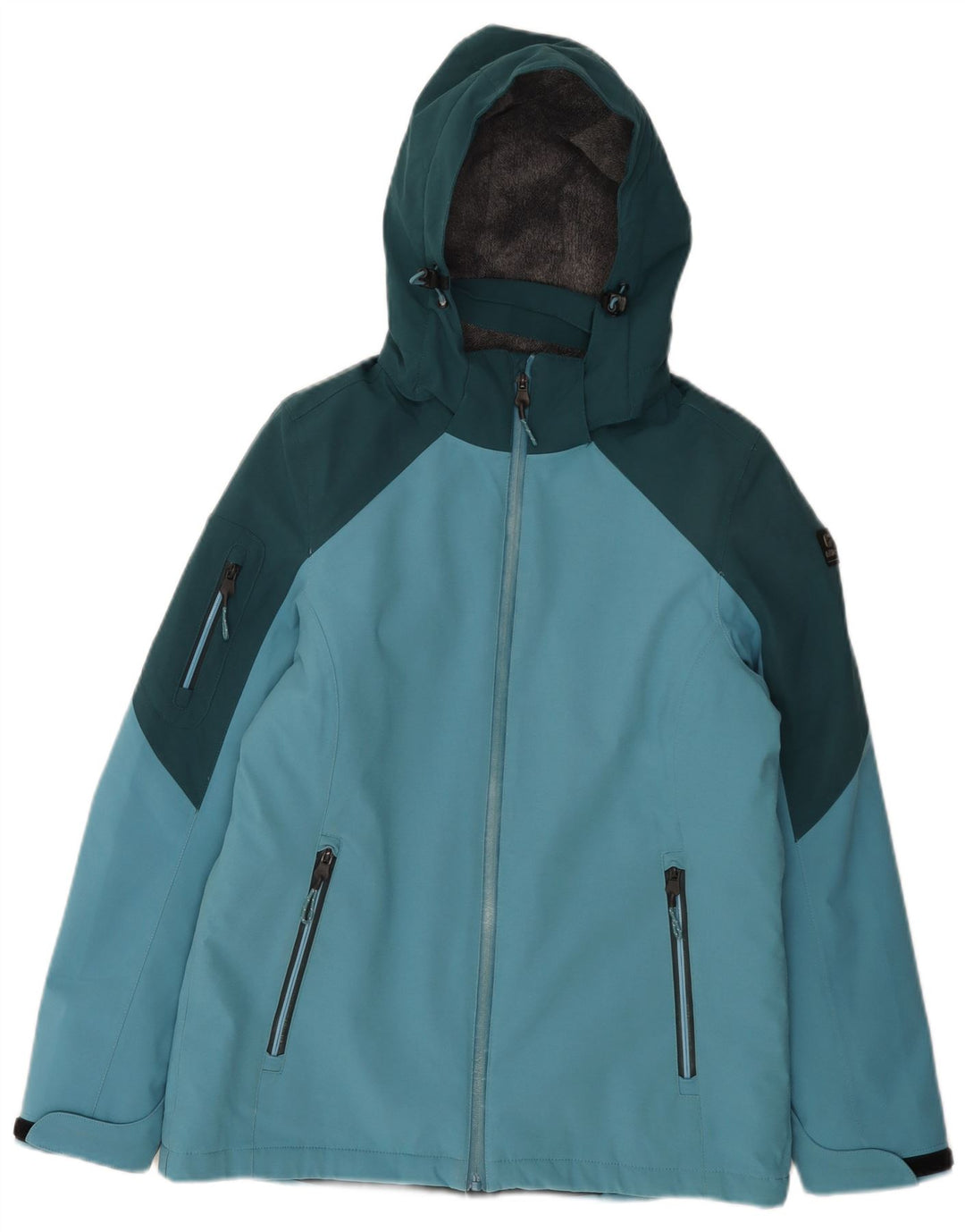 Giacca a vento con cappuccio da donna Killtec EU 38 Blu medio Colourblock