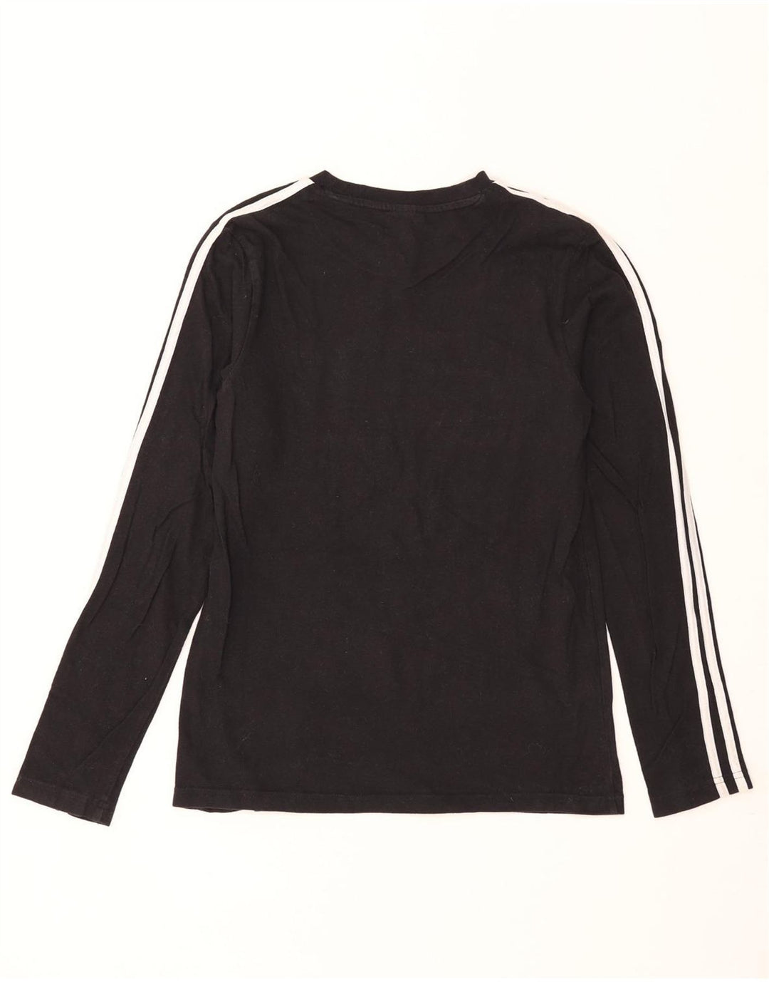 Top Adidas Donna Manica Lunga UK 4/6 XS Nero Cotone