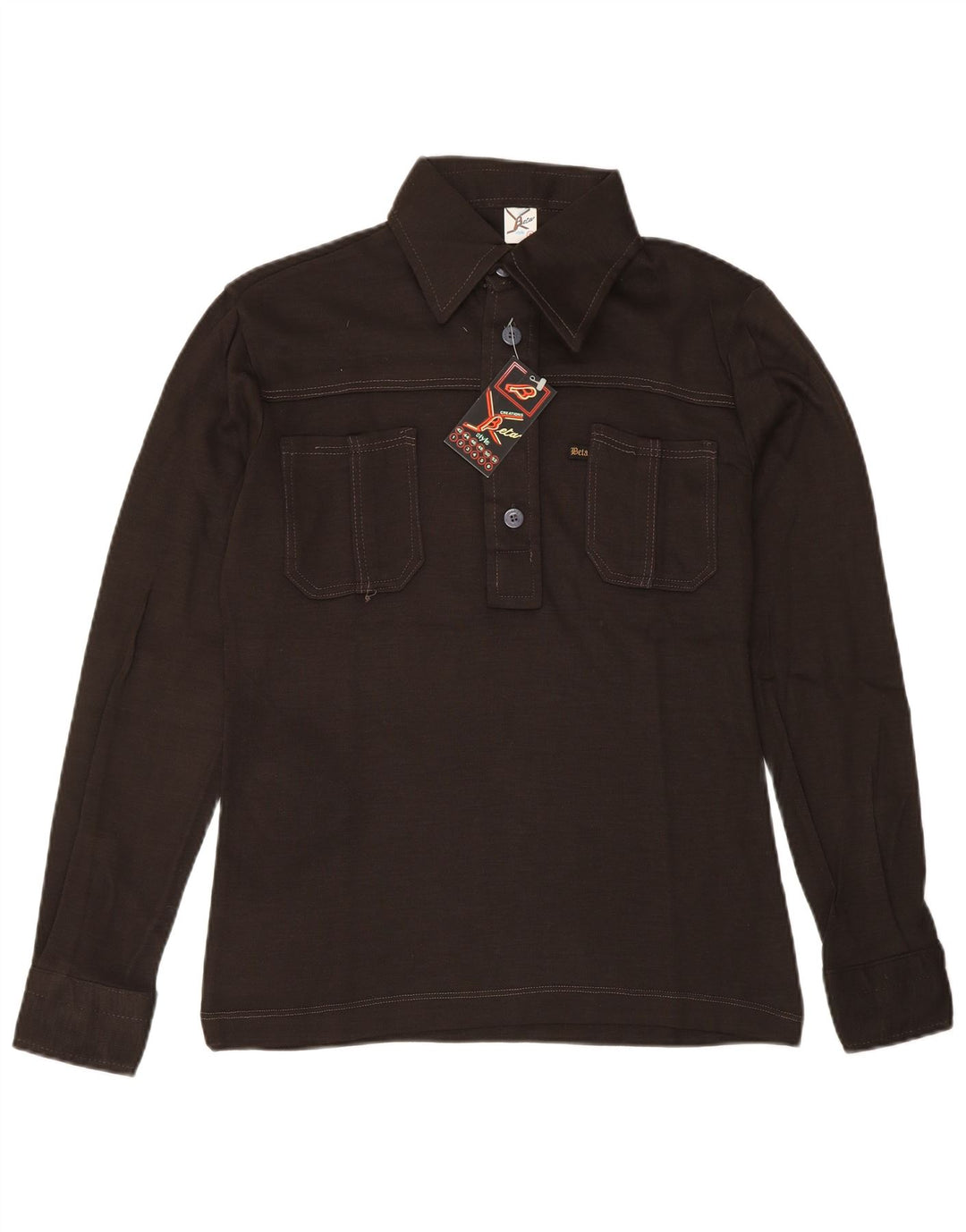 Camicia pullover da donna BETA US 6 Acrilico marrone medio
