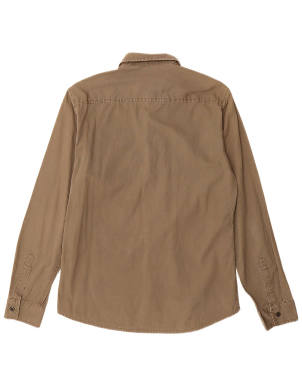 Camicia grafica da uomo Pringle taglia 16 grande cotone grigio