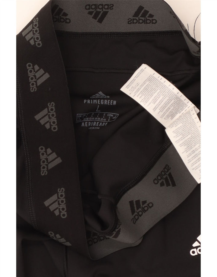 Leggings Adidas da donna UK 16/18 grande poliestere nero