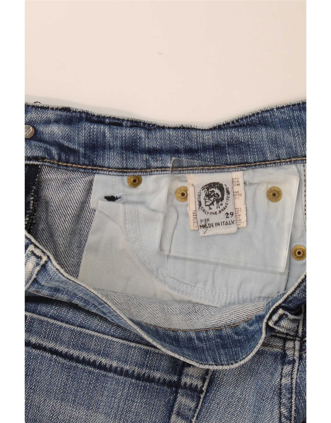 Jeans bootcut da donna Diesel W29 L29 in cotone blu