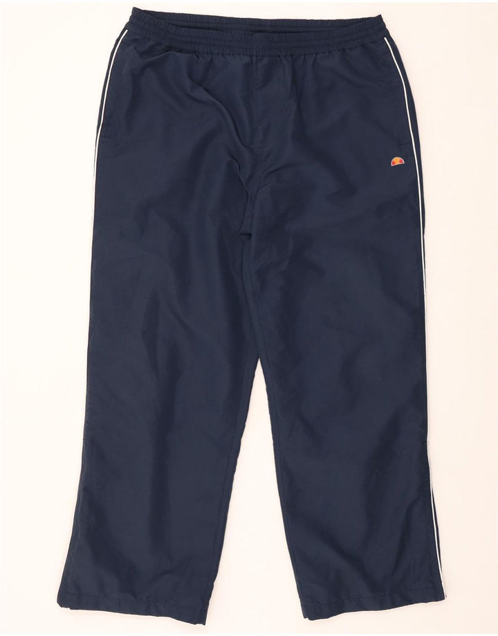 Pantaloni da tuta da uomo ELLESSE XL poliestere blu navy