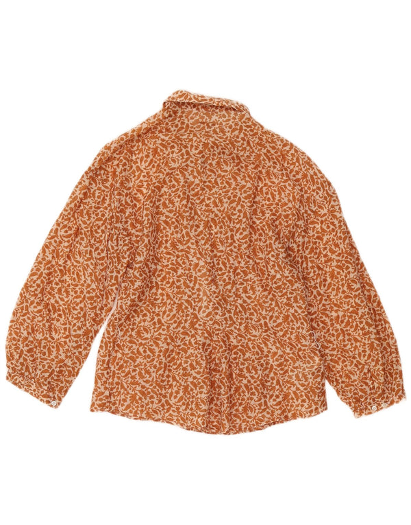 Camicetta da donna con maniche a 3/4 Massimo Dutti EU 38 Small Beige Floral