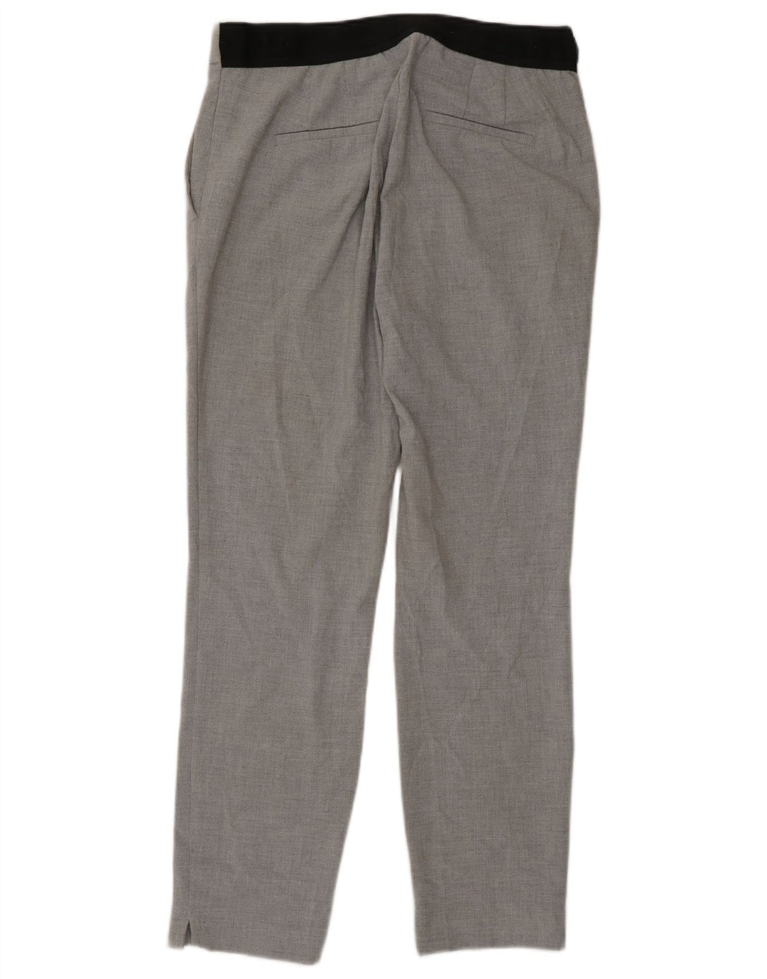 Pantaloni da abito affusolati Zara da donna grandi W30 L29 poliestere grigio