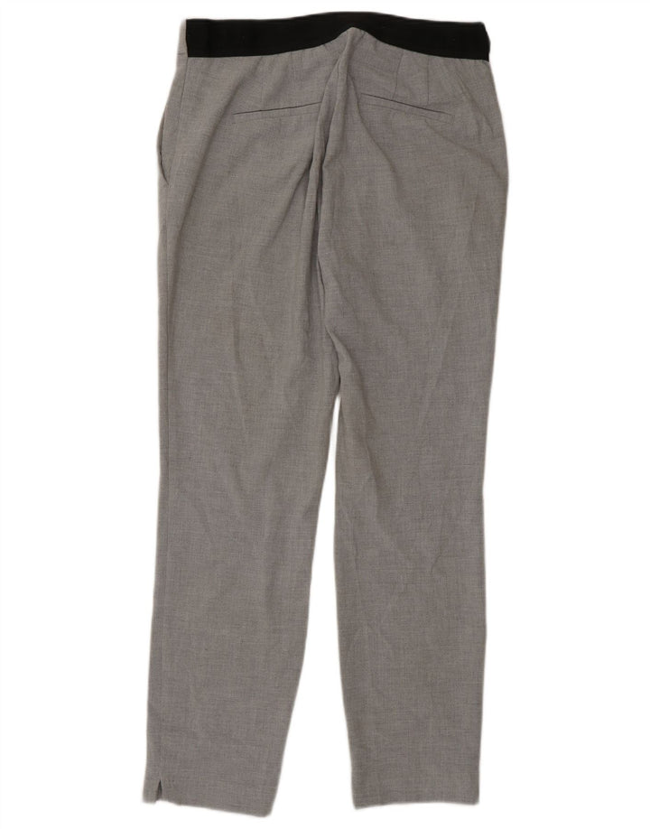 Pantaloni da abito affusolati Zara da donna grandi W30 L29 poliestere grigio