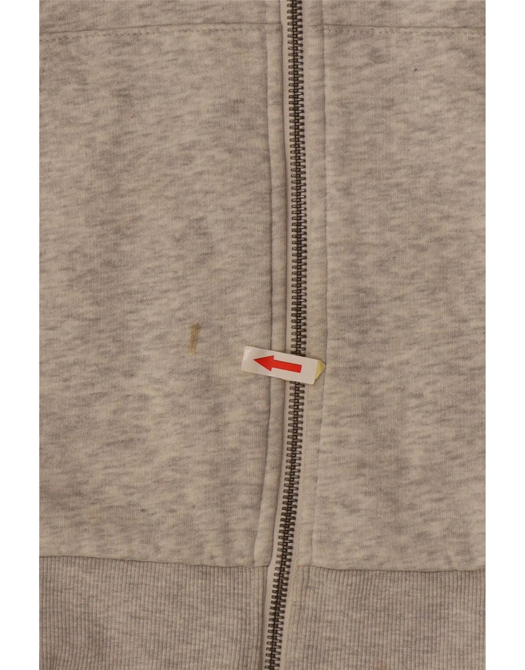 JACK & JONES Maglione con cappuccio e zip da uomo in cotone screziato grigio medio
