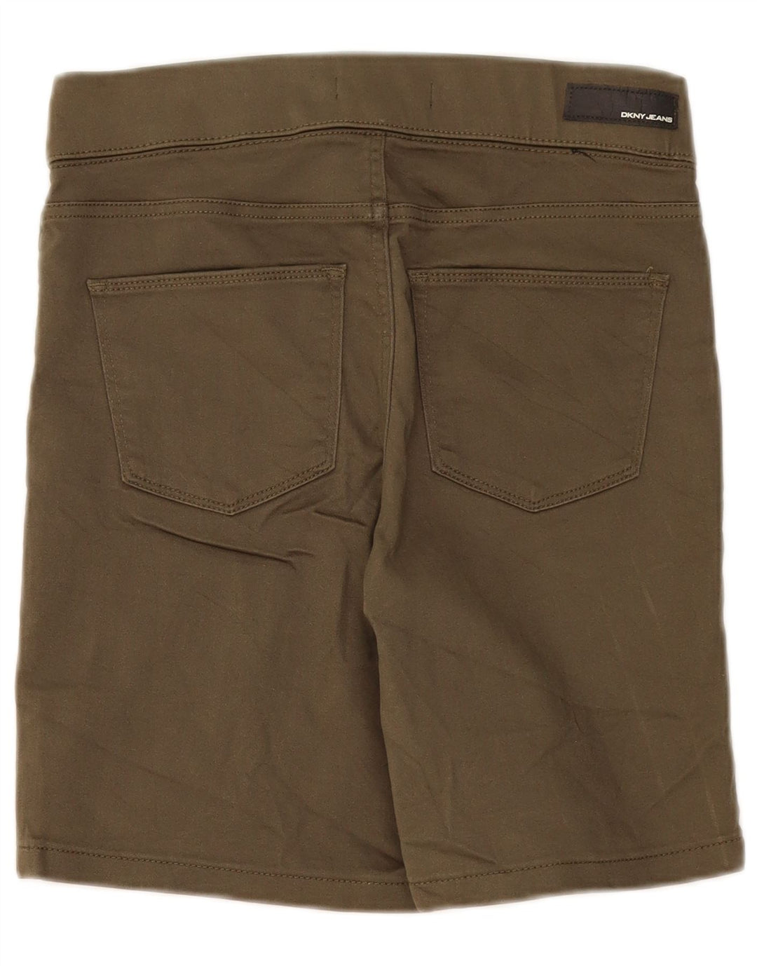 Pantaloncini casual da donna Dkny piccoli W27 cotone kaki