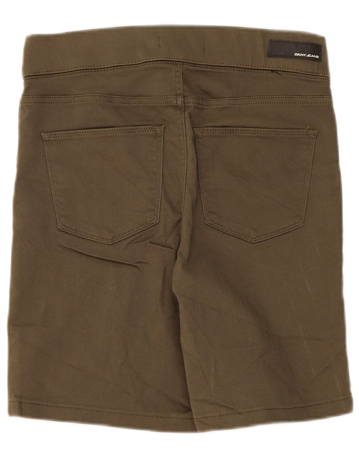 Pantaloncini casual da donna Dkny piccoli W27 cotone kaki