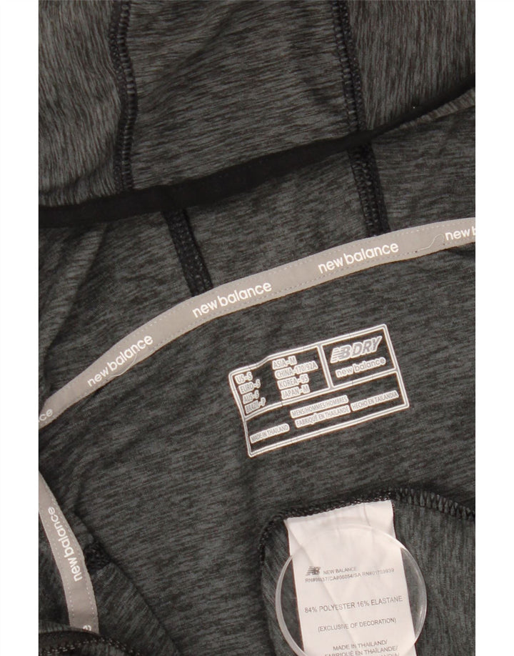 NEW BALANCE Tuta da uomo pullover con cappuccio Top piccola grigia screziata