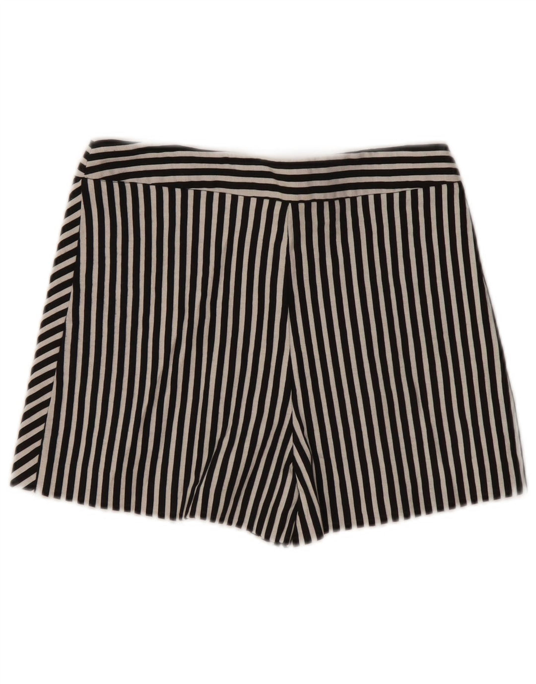 Gonna corta da donna Zara UK 4 XS in cotone a righe nere