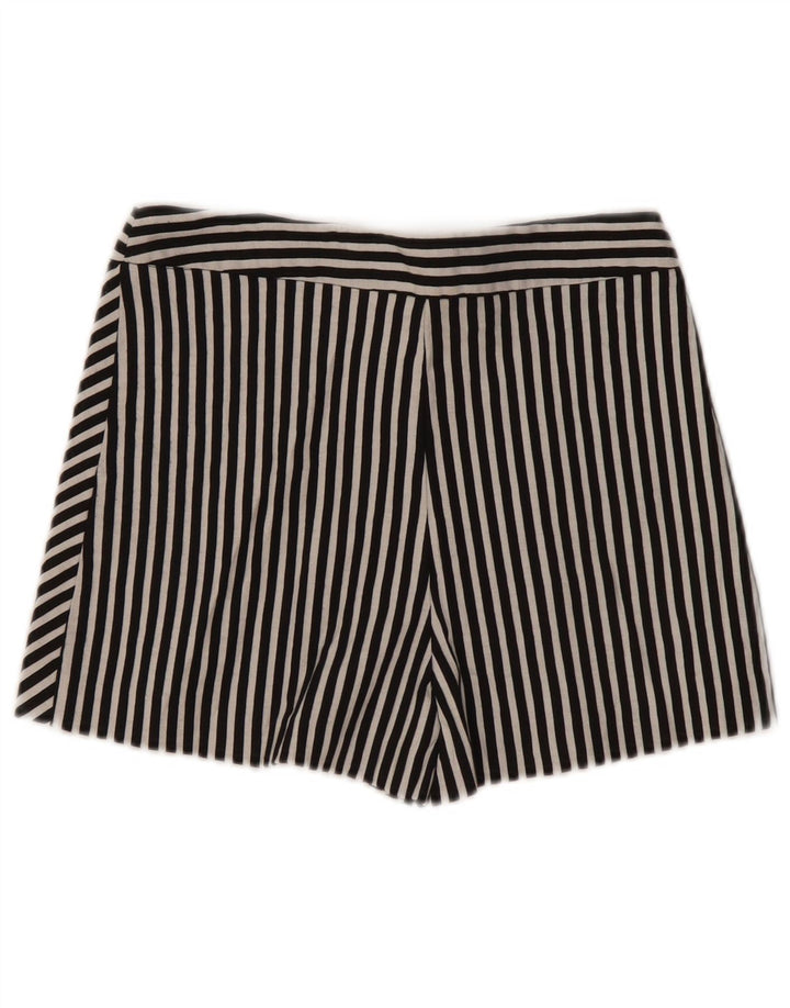 Gonna corta da donna Zara UK 4 XS in cotone a righe nere
