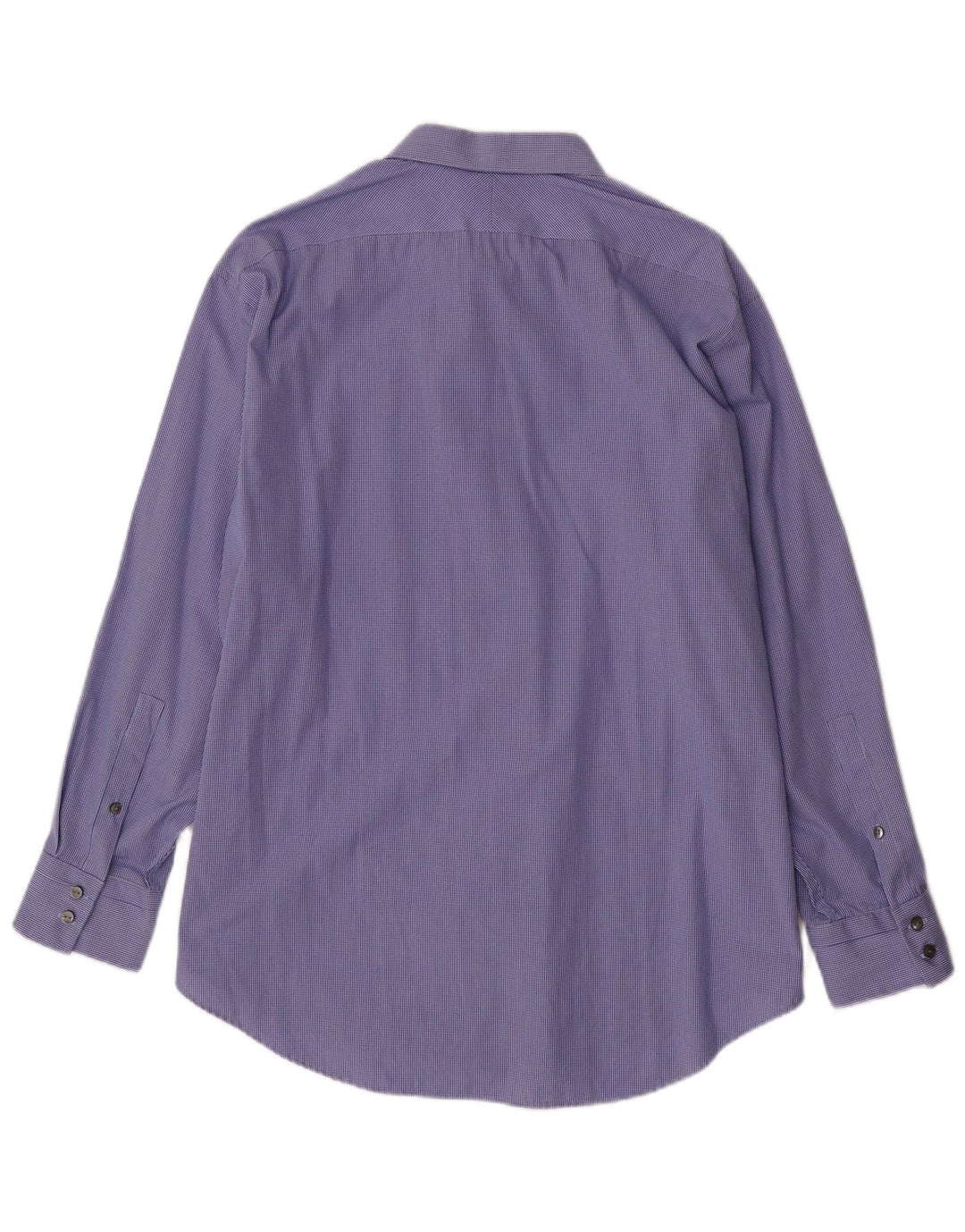 CALVIN KLEIN Camicia slim fit da uomo taglia 17 1/2 XL cotone a quadri blu