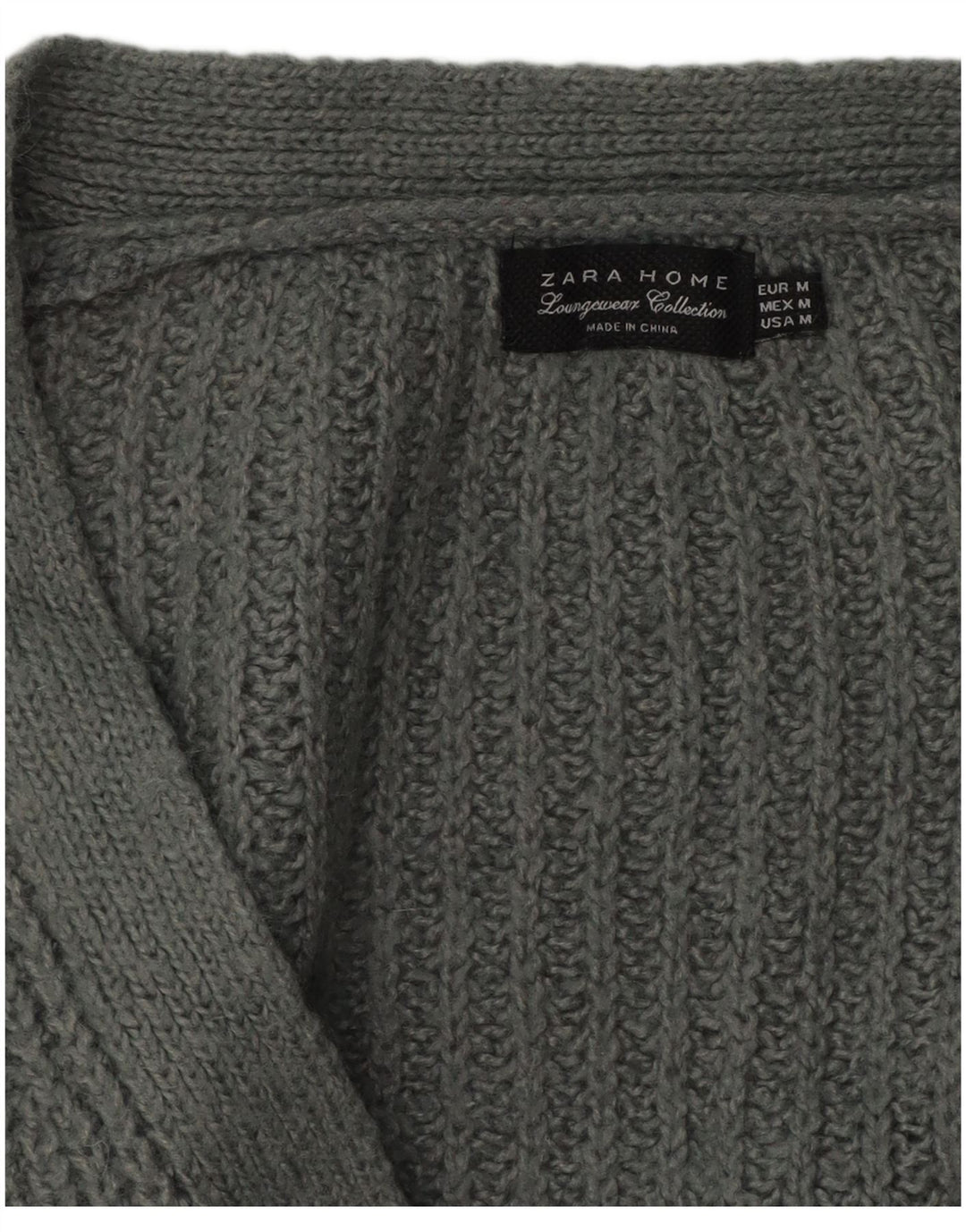 Maglione cardigan oversize da donna Zara UK 14 Grigio medio