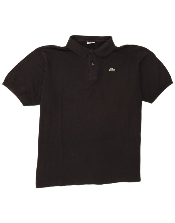 Polo da uomo Lacoste taglia 8 3XL cotone nero