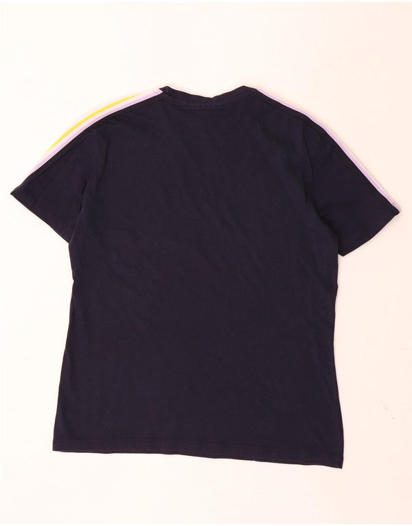 SERGIO TACCHINI T-shirt da uomo Top Small Blu Navy Colourblock