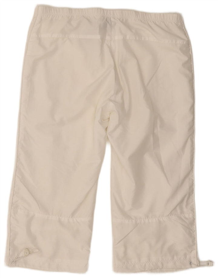 Pantaloni da tuta Nike Capri da donna UK 14/16 Large Bianco Poliestere