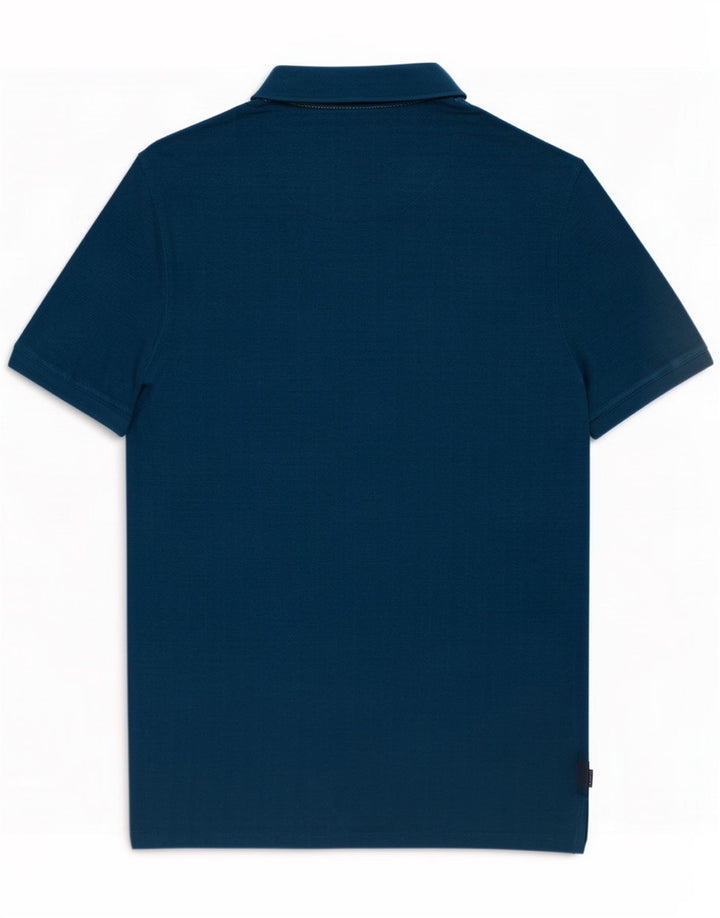 Polo da uomo Ted Baker taglia 3 medio cotone turchese