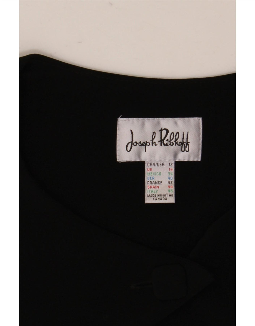 Top Bolero da donna Joseph Ribkoff UK 14 grande nero