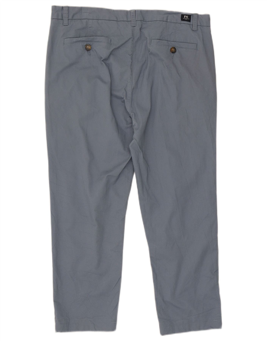 Pantaloni cropped slim fit da uomo French Connection W36 L25 Blu