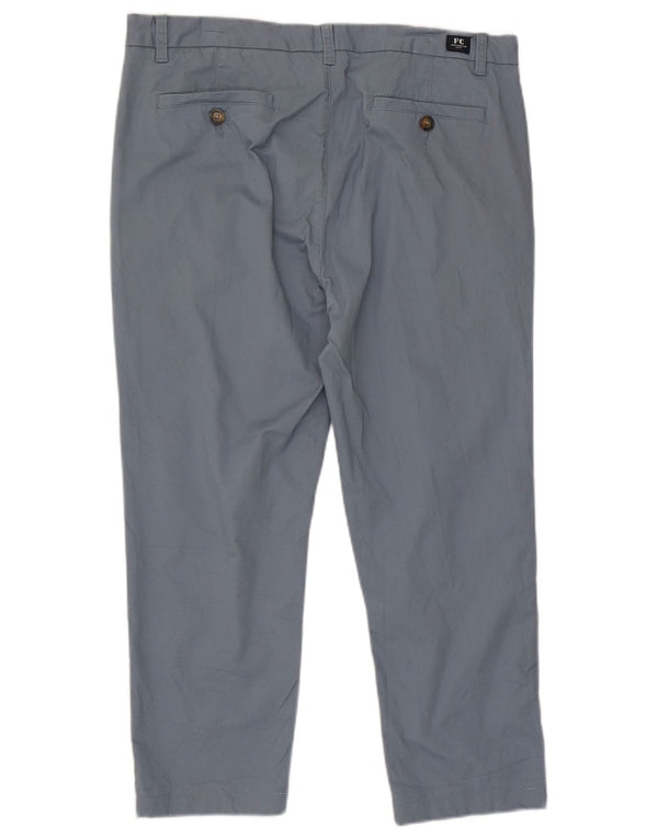 Pantaloni cropped slim fit da uomo French Connection W36 L25 Blu
