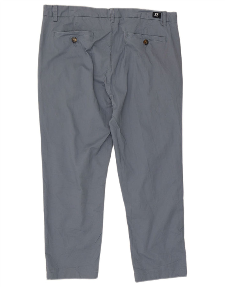 Pantaloni cropped slim fit da uomo French Connection W36 L25 Blu