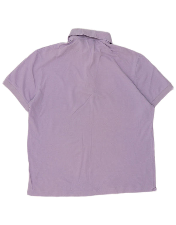 Lacoste Mens Polo Shirt Size 5 Large Purple Cotton