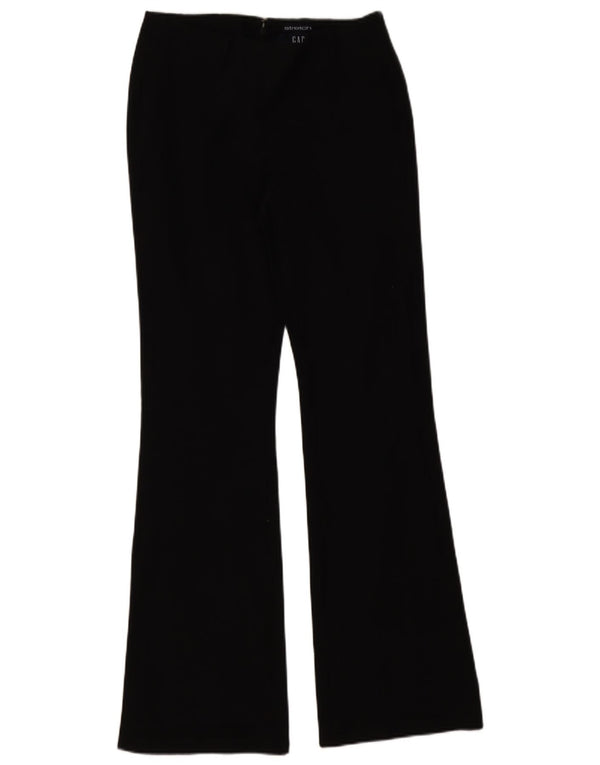 Pantaloni casual a zampa da donna Gap US 6 medi W26 L31 cotone nero