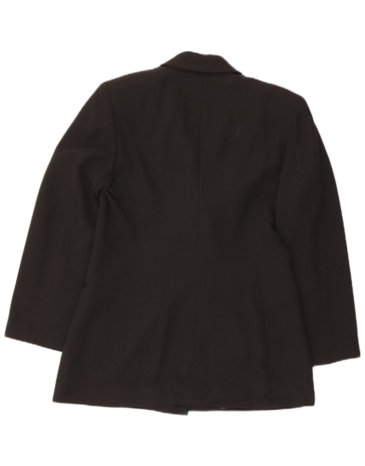 Giacca Blazer Doppiopetto Donna Luisa Spagnoli IT 44 Media Nera