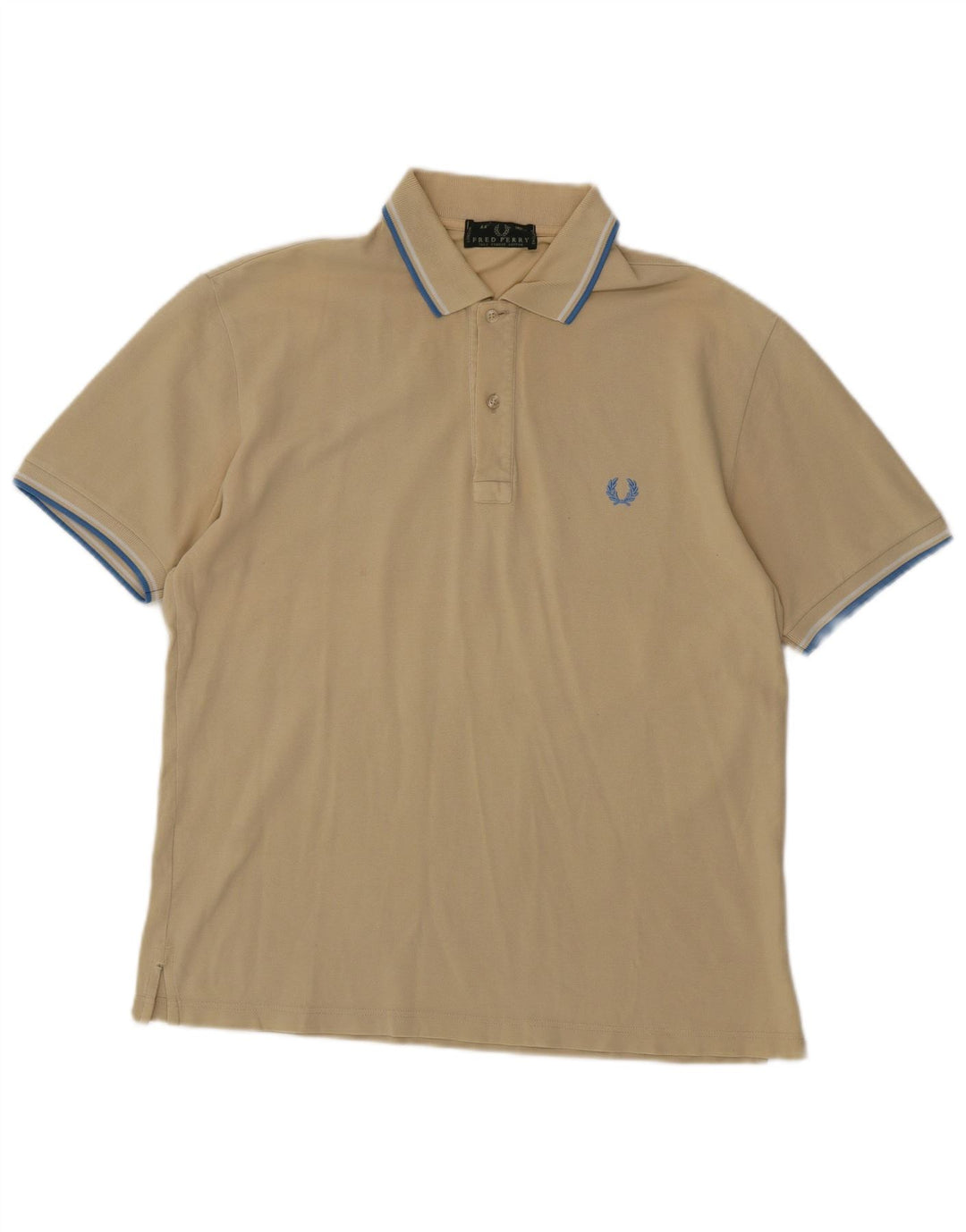 Polo Da Uomo Fred Perry Beige Medio